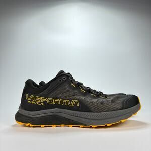 La Sportiva Karacal Black Gray Lace Up Outdoor Trail Running Shoes Men's Size 11
